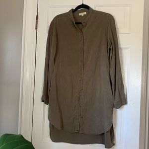 Anthropologie Cloth & Stone Casual Shirt Dress M